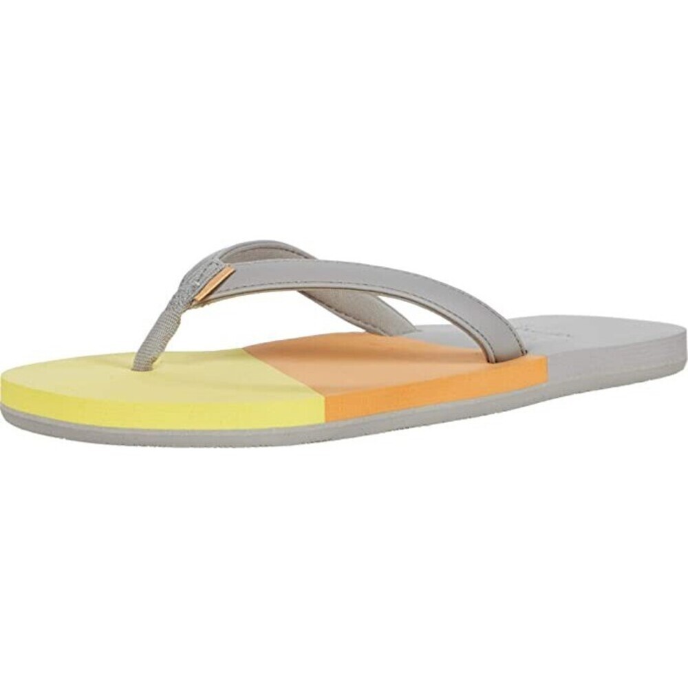 Hari Mari Meadows Asana 2100-216 Sandals Women 6 Gray Open Toe Flip Flop JOBB711